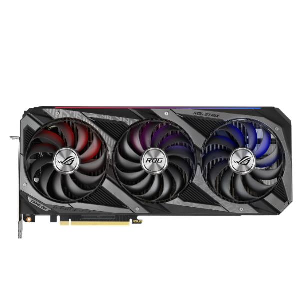 GPU RTX 3070 TI da alta gamma per giochi e rendering, produzione di Asus ROG Strix con memoria GDDR6X 8GB, supporto a ray tracing, AI accelerato e tecnologia DLSS. 4711081243052 | initpc.it