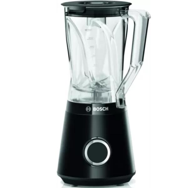 Frullatore 1200 W in nero di alta potenza e precisione, marchio Bosch, ideale per preparare smoothie e frappé. 4242005215164 | initpc.it