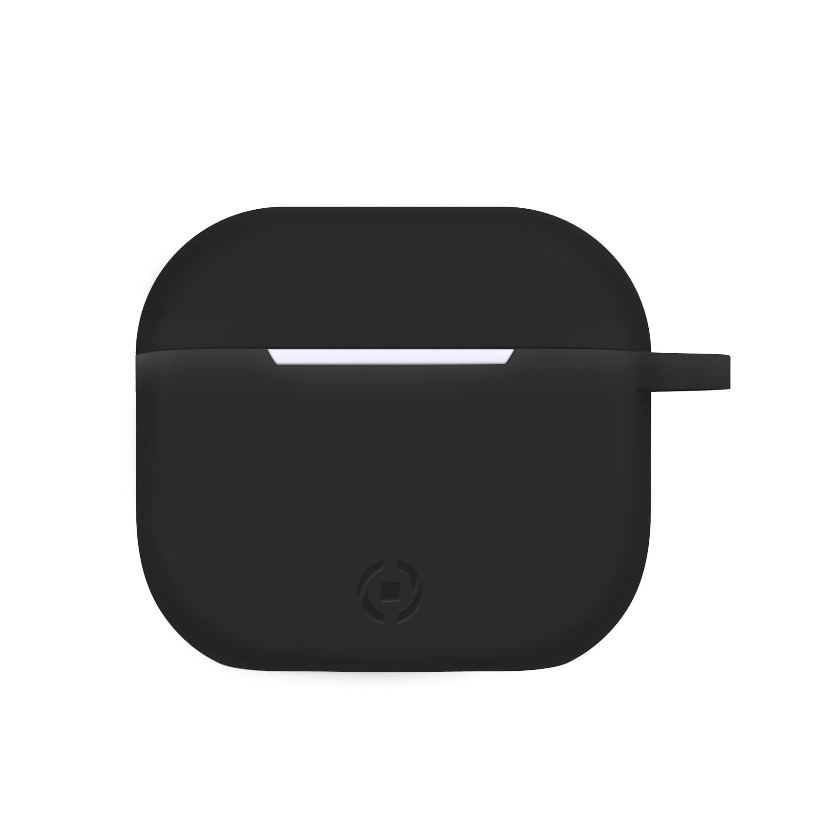 AirPods 3 Case nera di alta qualità per proteggere i tuoi AirPods 3 da graffi e danni, marchio Celly. 8021735192381 | initpc.it