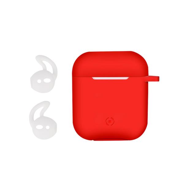 AirPods Sport Buds rosso riciclati della marca Celly, orecchini sportivi con design unico e tecnologia avanzata per una gestione comoda e sicura delle comunicazioni durante gli allenamenti. 8021735199281 | initpc.it