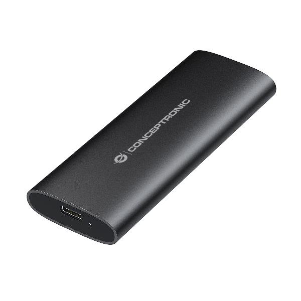 Adattatore per unità a stato solido M.2 in ingresso e uscita, compatibile con NVMe e SATA, con connettore USB-C per collegamento ad alimentazione e dati. 4015867229521 | initpc.it