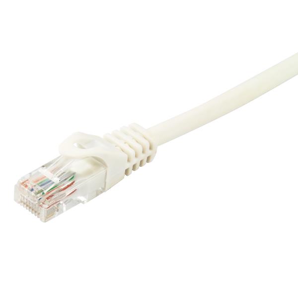 Cablaggio patch CAT 6A con connettori U/UTP, lunghezza 5 metri, colore bianco, marchio Conceptronic. 4015867206607 | initpc.it
