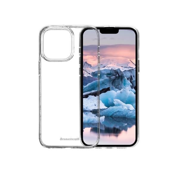 iPhone 14 Pro Max in versione trasparente dal design esclusivo Greenland, marchio DBRAMANTE 1928. 5711428016188 | initpc.it