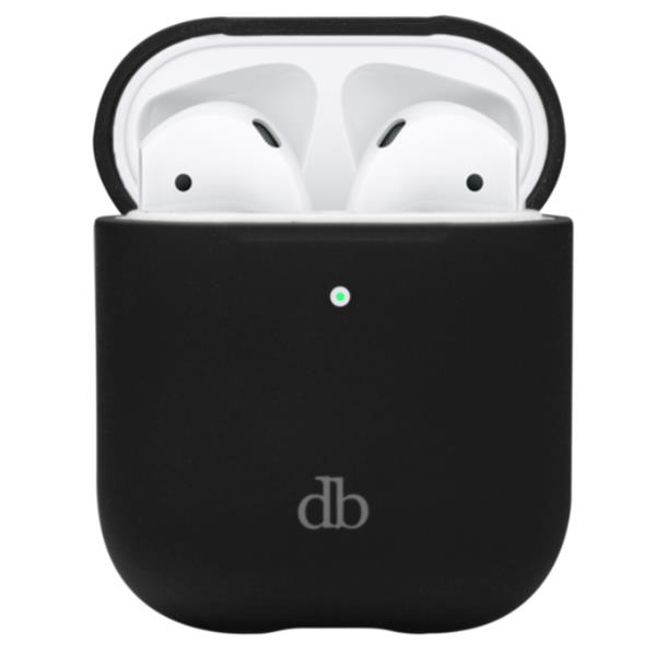 Cover AirPods (3rd Gen) in pelle nera di alta qualità della marca DBramante 1928, ideale per proteggere e personalizzare il tuo dispositivo Apple AirPods (3rd Gen). 5711428014603 | initpc.it