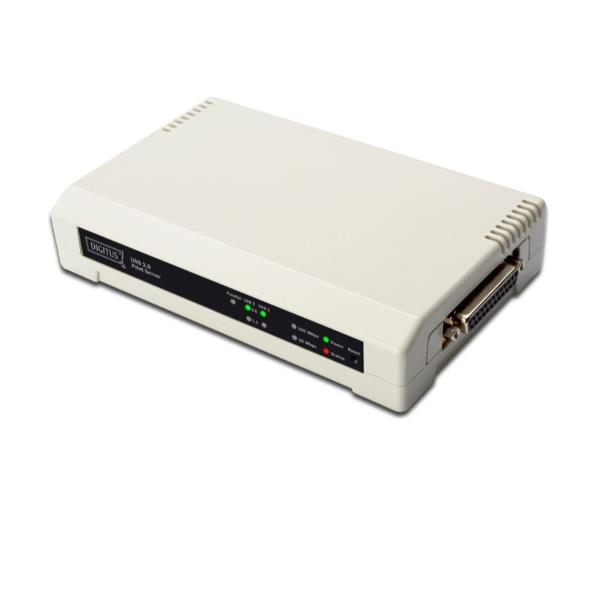 Server di stampa parallela a 3 porte USB di alta qualità, compatto e facile da installare, ideale per collegare dispositivi stampanti in rete. 4016032315346 | initpc.it