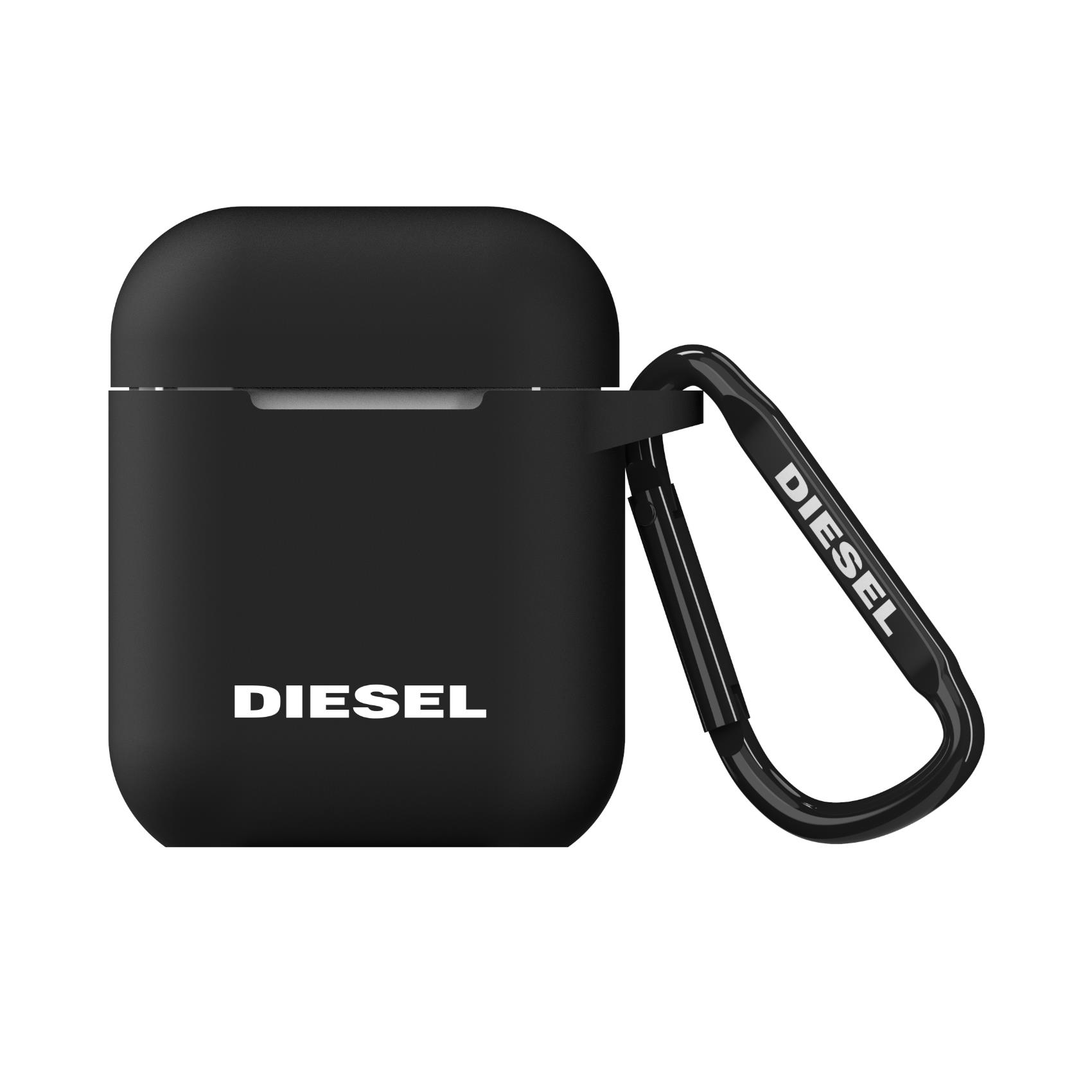 Case per Apple AirPods in pelle nera del marchio Diesel. 8718846082143 | initpc.it