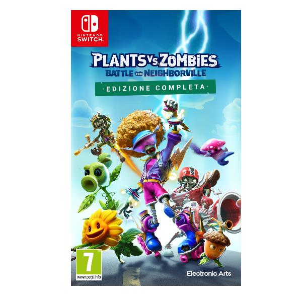 Cover art di Plants vs Zombies: Battle for Neighborville per Nintendo Switch, sviluppato da Electronic Arts e parte della serie Plants vs Zombies. 5030934123839 | initpc.it