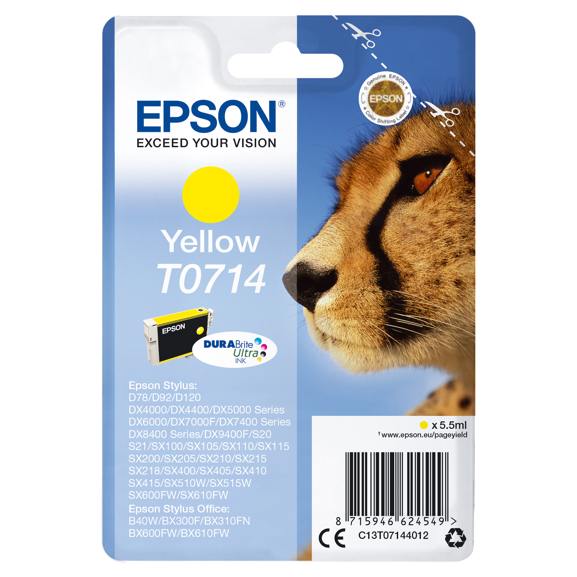 Epson - Cartuccia ink - Ciano - T1282 - C13T12824012 - 3,5ml