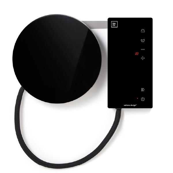 Piano induzio di fascia bassa, modello 1F, con ordinanza nera. Un dispositivo per uso professionale o domestico, marchio Fabita. 8033211264925 | initpc.it