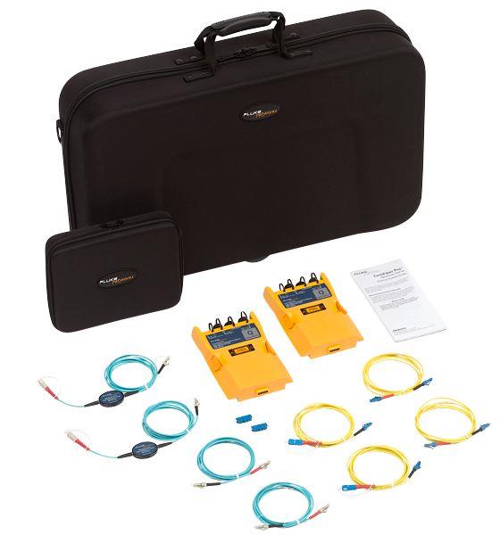 Kit di certificazione per la rete FibrePro Quad, composto da due moduli, utilizzato per la valutazione e il monitoraggio delle prestazioni dei sistemi di comunicazione a fibra ottica. 0754082105275 | initpc.it