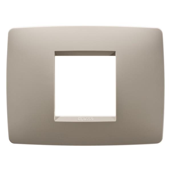 PLACCA ONE 2P CANAPA, Prodotta da Gewiss, Un elemento di protezione e sicurezza per la tua casa. 8011564766914 | initpc.it