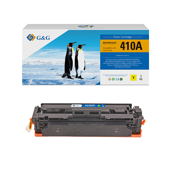 Toner g&g giallo per hp laserjet m452 e canon imageclass 6941580805422
