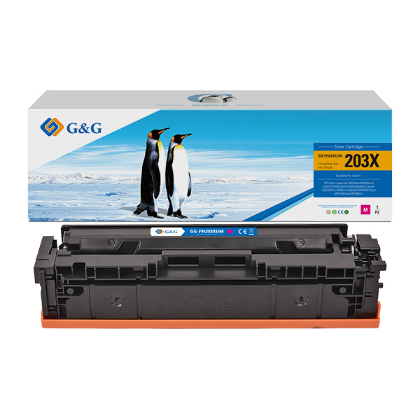 GG - Toner compatibile per Hp Color LaserJet M254dw/M254nw/M281FDN - Giallo - 2.500 pag
