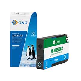 Cartuccia ink ciano per hp officejet pro 9010 g&g alta qualita` 6941580863897