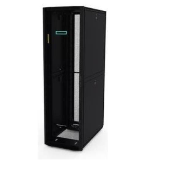 Rack server Hewlett Packard Enterprise 48U, dimensioni 600x1075 mm, modello G2 Shock Rack, progettato per sistemi di criticità elevata e richiesta di ridondanza. 4549821025602 | initpc.it