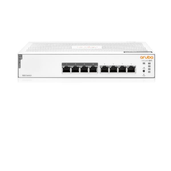Immagine del prodotto Hewlett Packard Enterprise Aruba ION 1830, modello 8G 65W SW con connettività senza fili e funzionalità per reti wireless. 0190017524177 | initpc.it