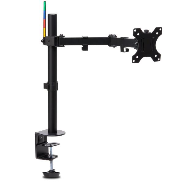 Braccio per monitor unico Kensington Smartfit Singlemonitor Arm Long, progettato per fornire una soluzione di ergonomia flessibile e personalizzabile per i monitori da 24 a 32 pollici. 0085896554080 | initpc.it