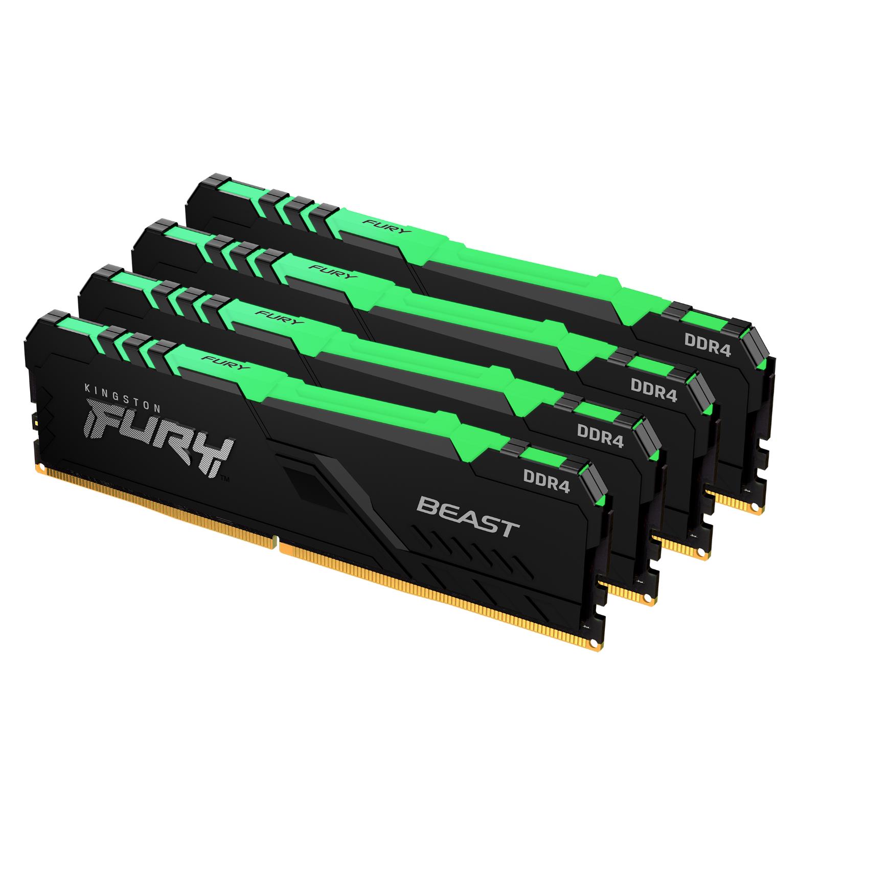 Kit di memoria RAM DDR4 da 128GB, velocità di 2666MHz, compatibile con PC e server, marchio Kingston 0740617319552 | initpc.it