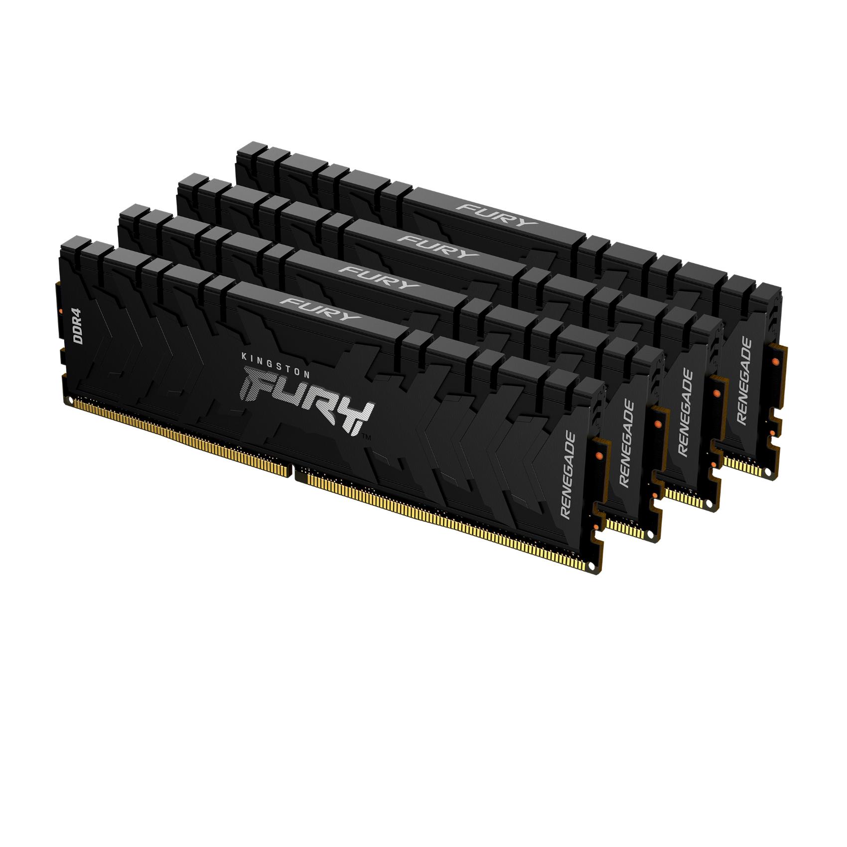 Kit di memoria RAM DDR4 da 32 GB a 3600 MHz, nero, prodotto Renegade della marca Kingston. 0740617322453 | initpc.it
