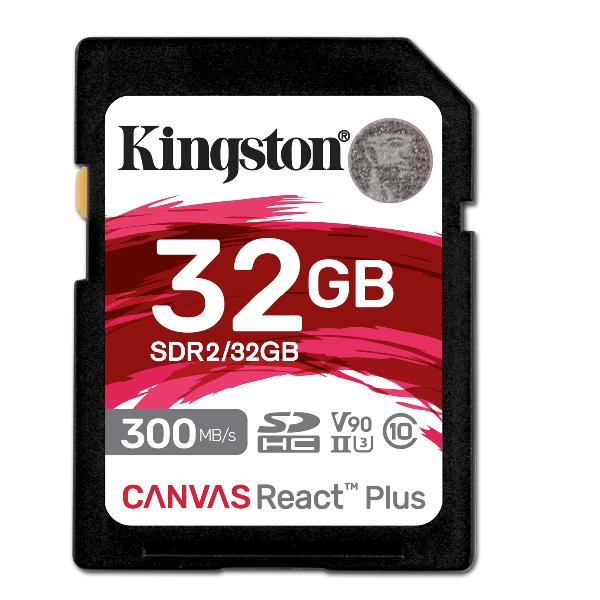 32GB CANVAS REACT PLUS SDHC
