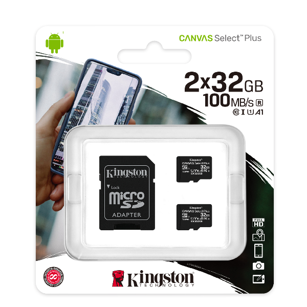 32GB MICSD CANVASELECTPLUS 2+1ADP