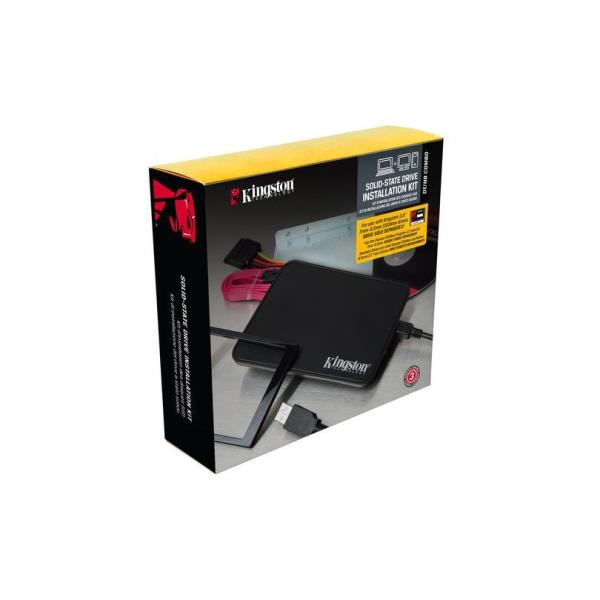 Kit di installazione per SSD Kingston, contenente tutti gli strumenti necessari per sostituire la memoria solida in un computer o dispositivo portatile. 0740617220605 | initpc.it