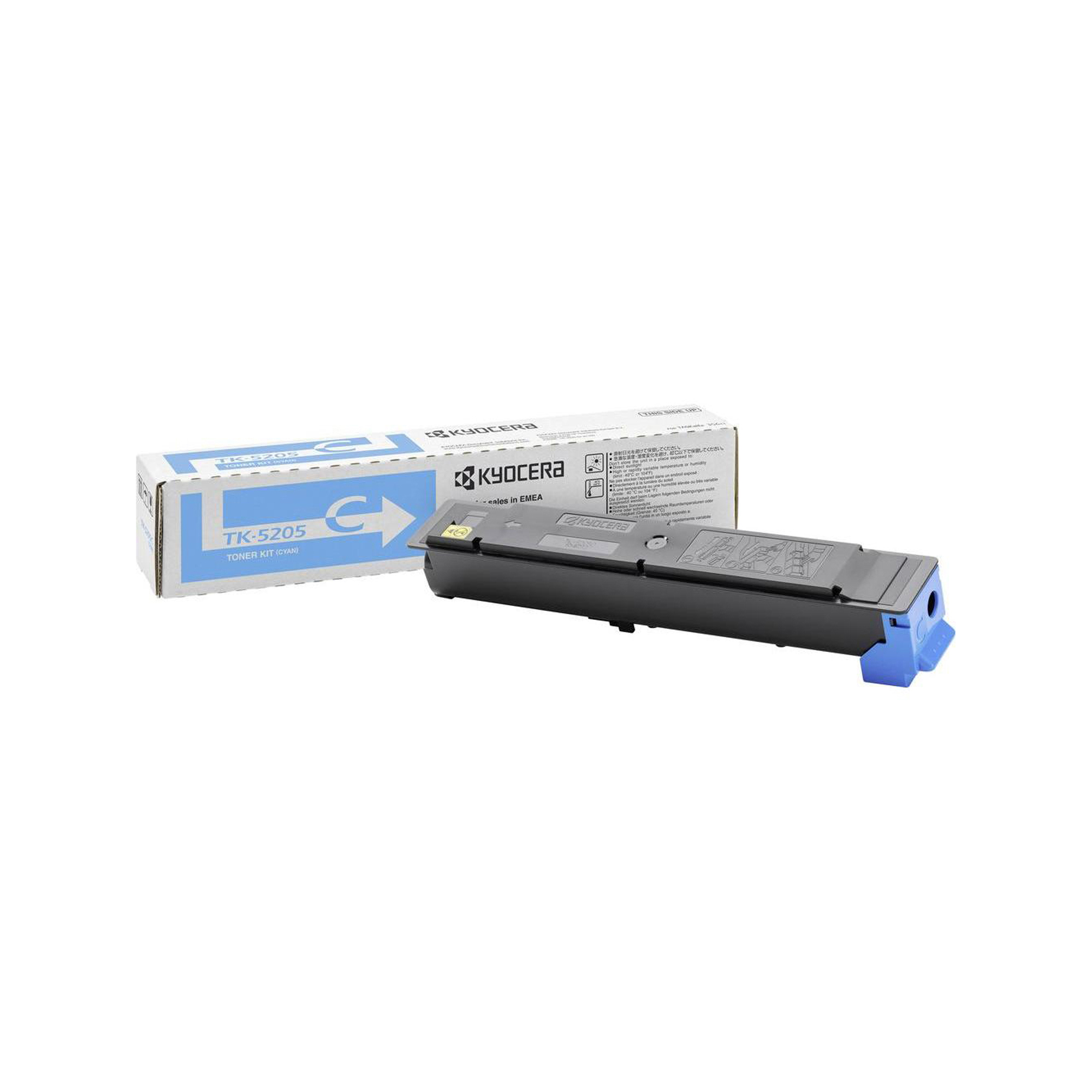 Alt: Kit di toner per stampante Kyocera Mita, colore ciano, codice prodotto 1T02R5CNL0, quantità 12000 pagine 632983035986 | initpc.it
