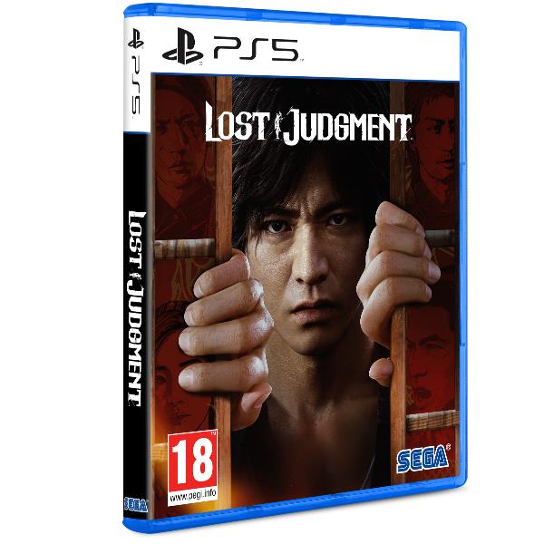 Console di gioco PS5 con la copertina del videogioco Lost Judgment, prodotta da Koch Media. 5055277044238 | initpc.it