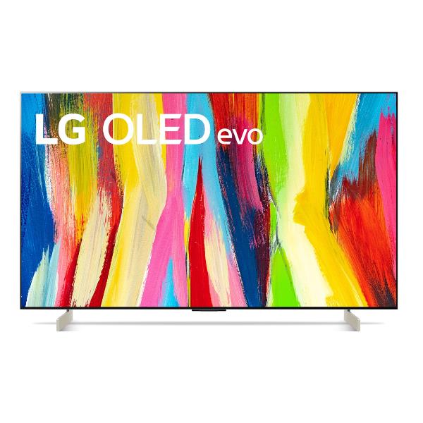 TV LED 4K Ultra HD 42 pollici, schermo OLED con tecnologia EVO, Smart TV con connettività wireless, design compatto con due piedini in metallo lucido e marchio LG 8806091373380 | initpc.it