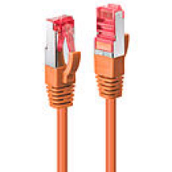 Cavo di rete Cat.6 S/FTP arancione da 2 metri, prodotto Lindy. 4002888478090 | initpc.it