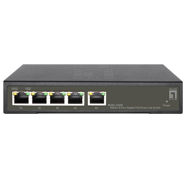 GES-2105P di marca Level One, dispositivo sicurezza rete 4015867229194 | initpc.it