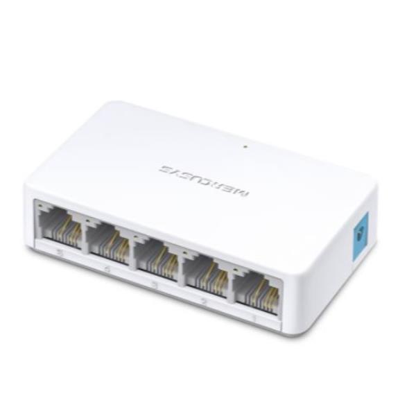 Switch di rete a 5 porte con tecnologia Fast Switch, prodotto della marca Mercusys. 6957939000363 | initpc.it