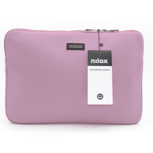 Portatile NILOX Sleeve 15,6 pollici in tessuto rosa per proteggere e decorare il tuo dispositivo da danni esterni 8435099529804 | initpc.it