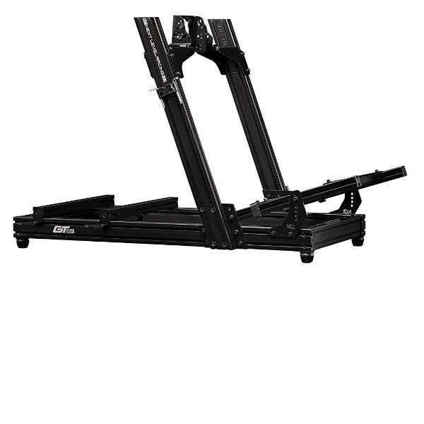 Immagine di dettaglio del prodotto GT Elite Lite, una plancia di guida per simulazione racing. La foto mostra la parte frontale della plancia con il logo Next Level Racing. 9359668000343 | initpc.it