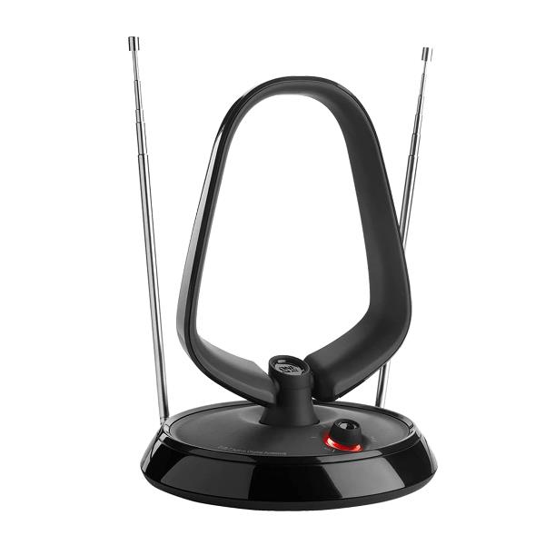 Antenna amplificata interno di alta qualità del marchio One For All, progettata per migliorare la ricezione dei segnali TV e radio indoor. 8716184073441 | initpc.it