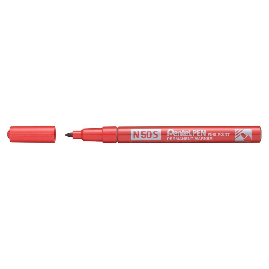 Marker Pentel Pen n50s slim rosso