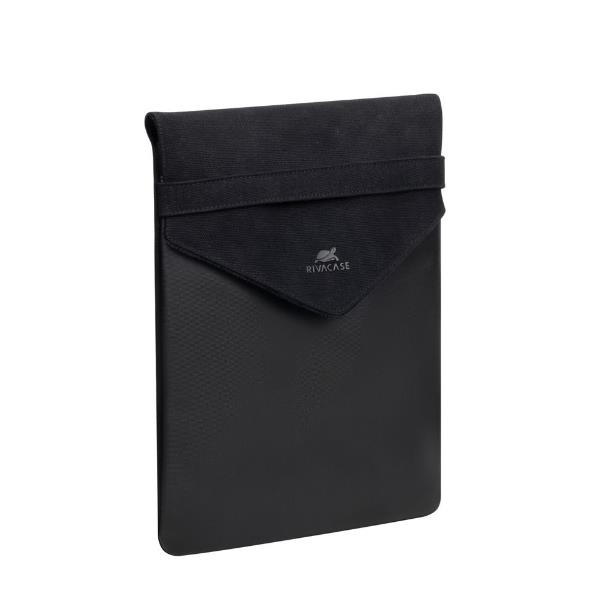 Custodia in pelle nera per MacBook Pro 13-14, compatibile con le ultime generazioni di Apple. Dalla marca Rivacase, nota per la sua qualità e design elegante. 4260709010908 | initpc.it