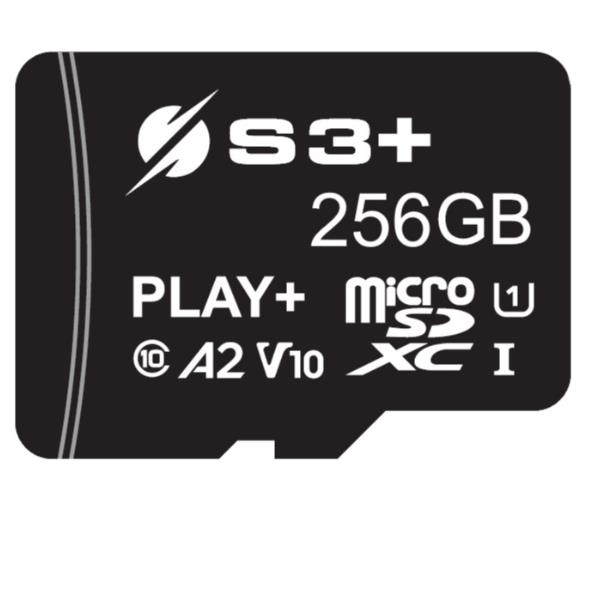256GB S3+PLAY+MICROSDXC U3 V30