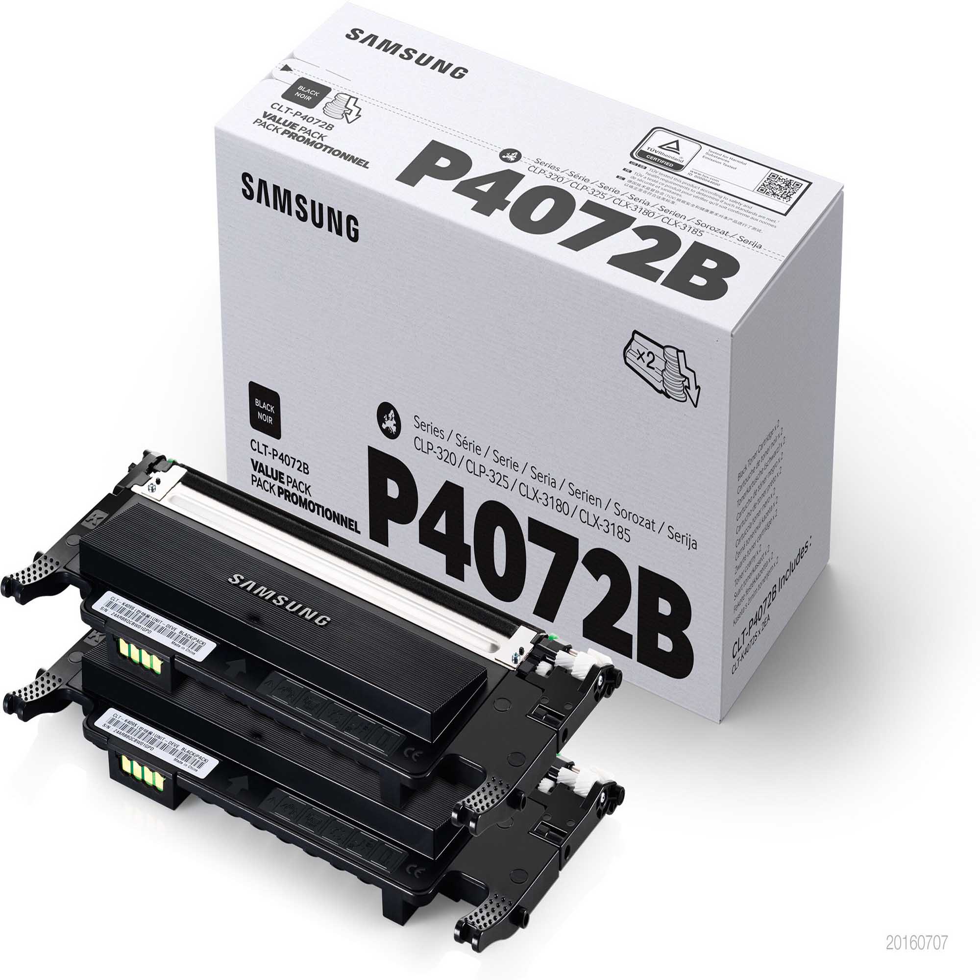 Hp/Samsung - Scatola 2 Toner - Nero - CLTP4072B/ELS - 1.500 pag cad