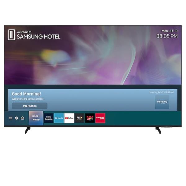 TV smart 55 pollici Samsung, risoluzione 3840x2160, modello HQ60A, progettata per hotel e strutture ricettive con funzionalità avanzate. 8806092625051 | initpc.it