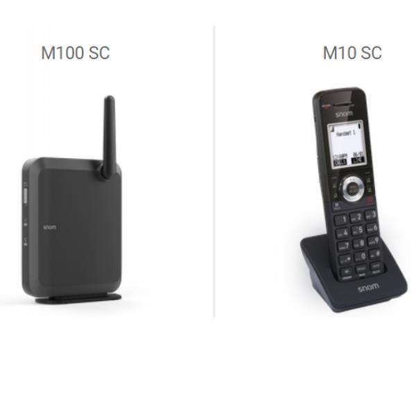 Snom M110 DECT Bundle Single-Cell, telefono IP da 3 prese per l'ufficio con supporto alla funzionalità della camera 4260059583985 | initpc.it