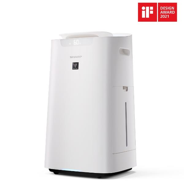 Produttore Sharp, dispositivo per la purificazione e l'umidificazione dell'aria, capacità 50m³, design bianco, tecnologia di ionizzazione. 4974019190266 | initpc.it