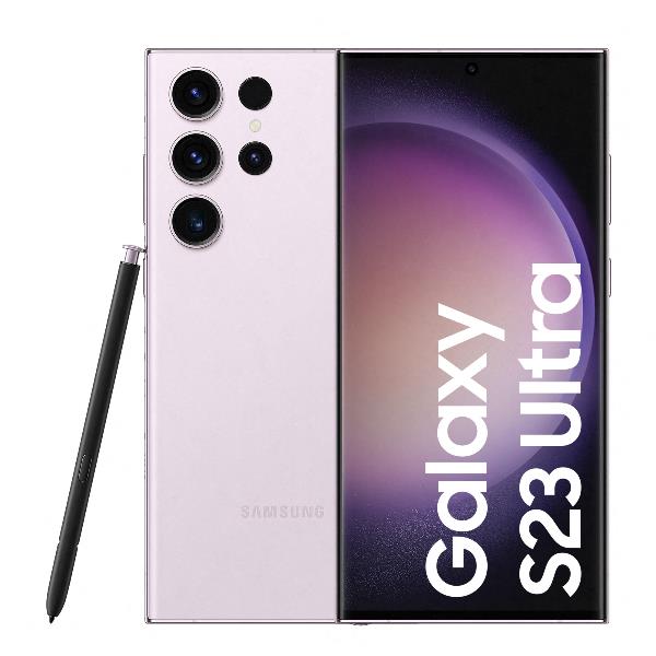 Samsung Galaxy S23 Ultra Lilac, smartphone di alta gamma con schermo dinamico 6,8 pollici, processore Exynos 2200, memoria interna 512 GB e camera quadripla da 108 MP. 8806094729078 | initpc.it