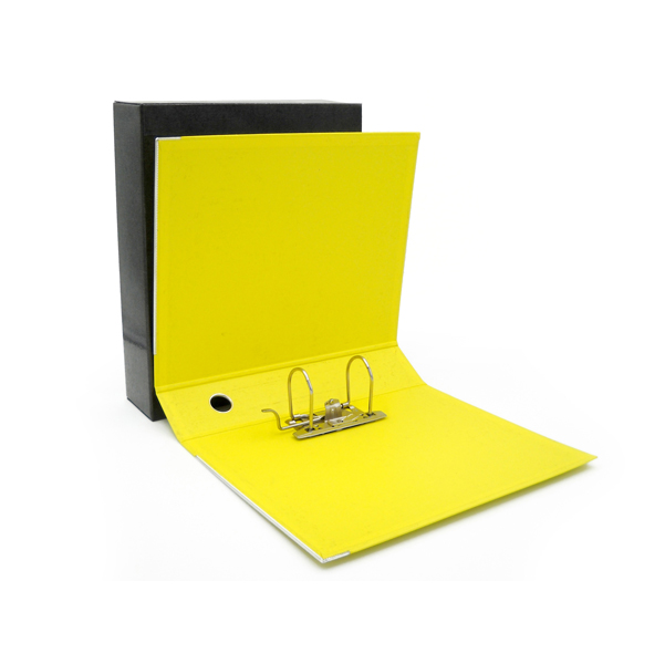 Registratore Kingbox - dorso 8 cm - protocollo 23x33 cm - giallo - Starline