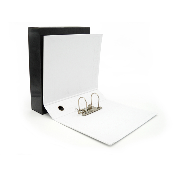 Registratore kingbox bianco 23x33cm dorso 8cm con custodia 8025133025708