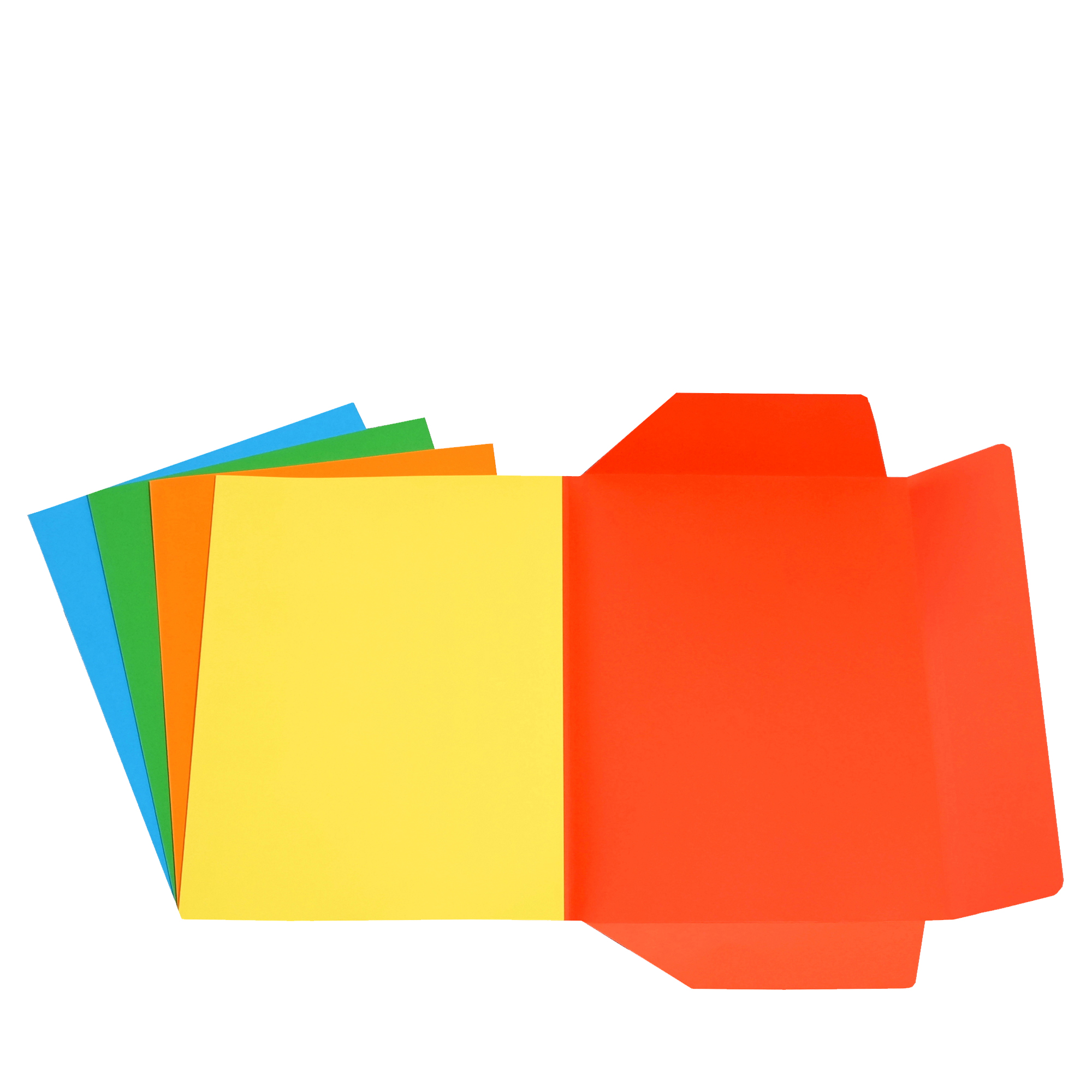 Cartelline starline a tre lembi 25x34,5 cm 5 colori 8025133102706