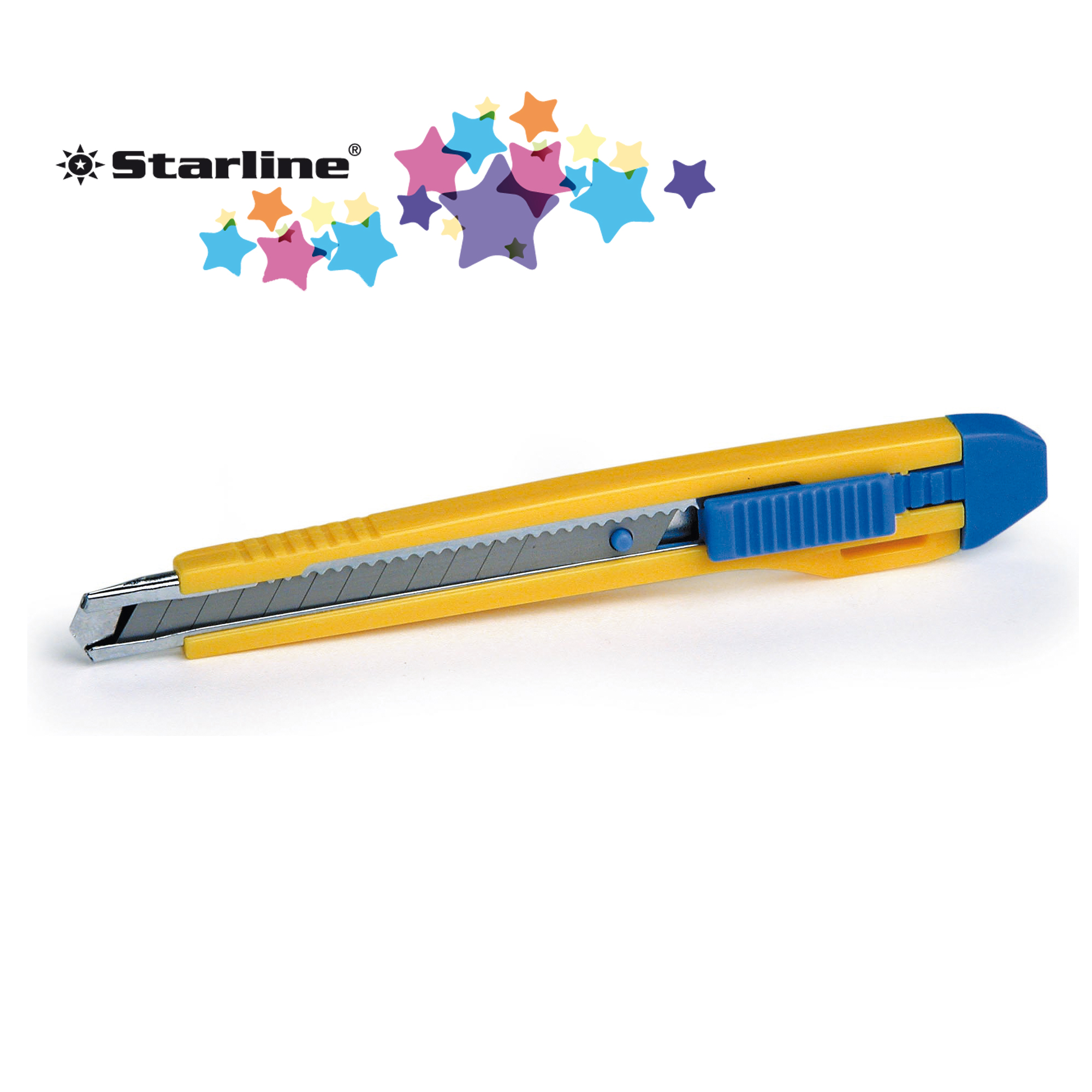 Taglierino premium starline con bloccalama e lame incluse da 9 mm 8025133103000