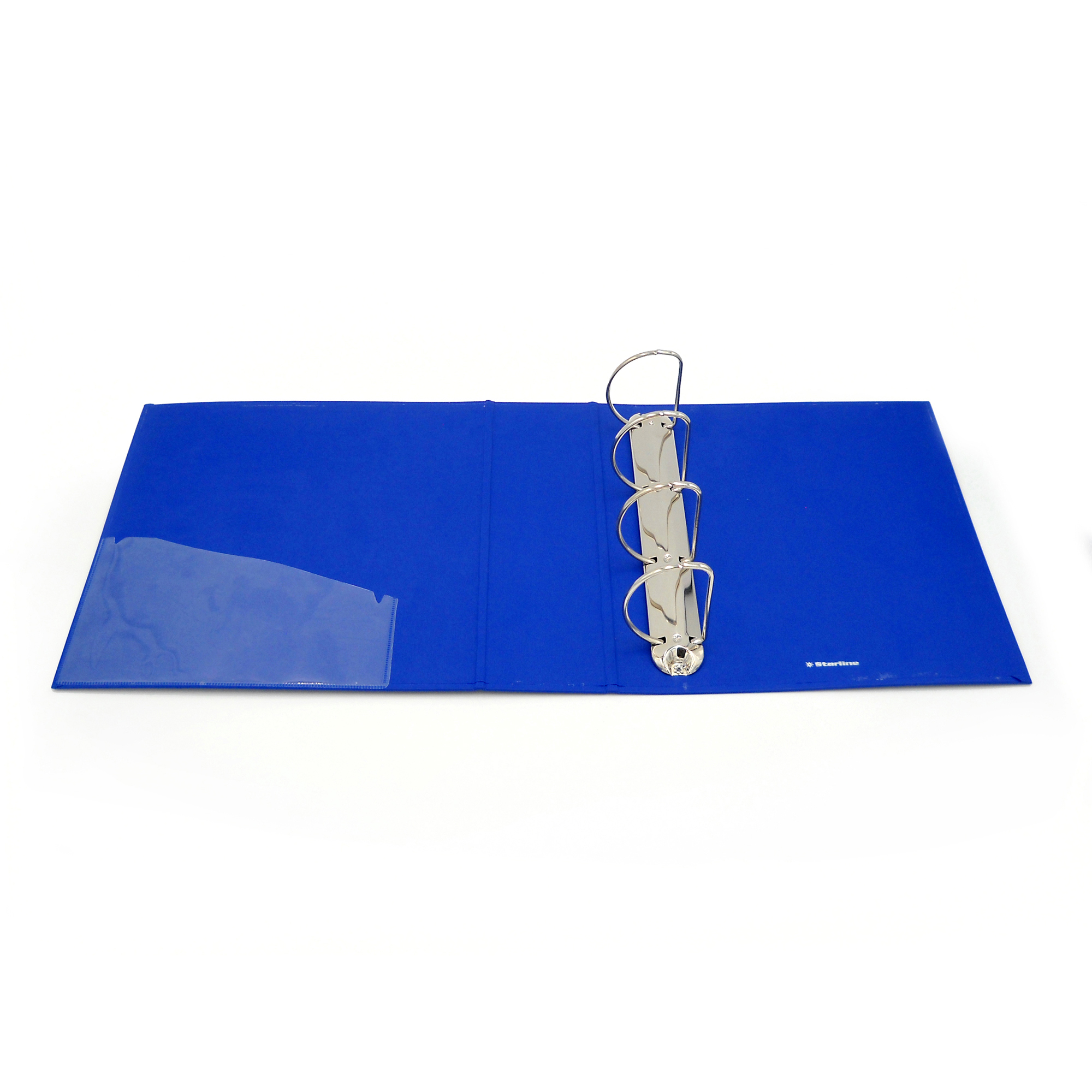 Raccoglitore kingshow blu 22x30 cm 4 anelli a d personalizzabile 8025133037848