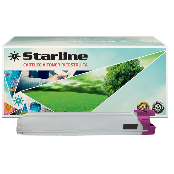Starline - Toner ricostruito per Samsung  CLX-9201 Series - Magenta - CLT-M809S/ELS - 15.000 pag