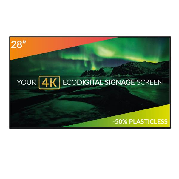 4K DISPLAY 28 - Schermo 4K di alta definizione da 28 pollici della marca Swedx, ideale per gaming, video e streaming. 7350019184028 | initpc.it